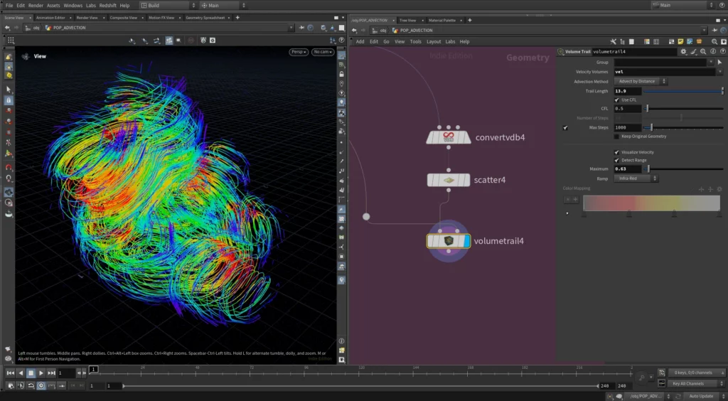 houdini italiano particles corso render