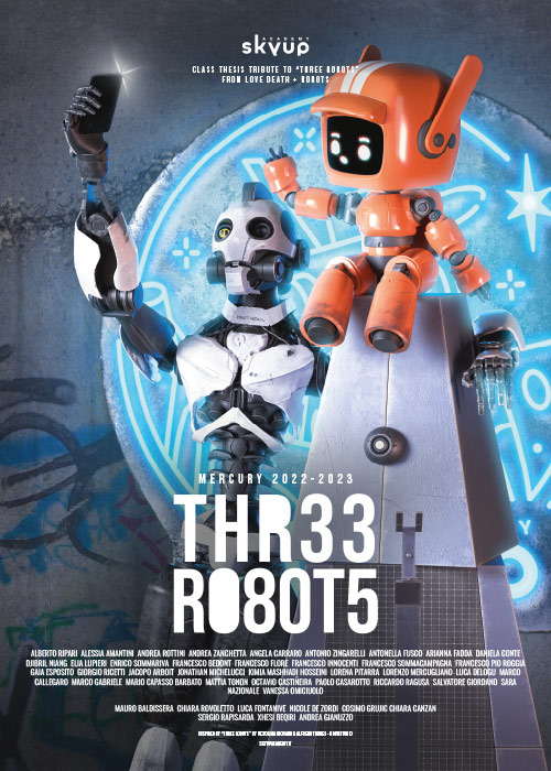 three robots poster